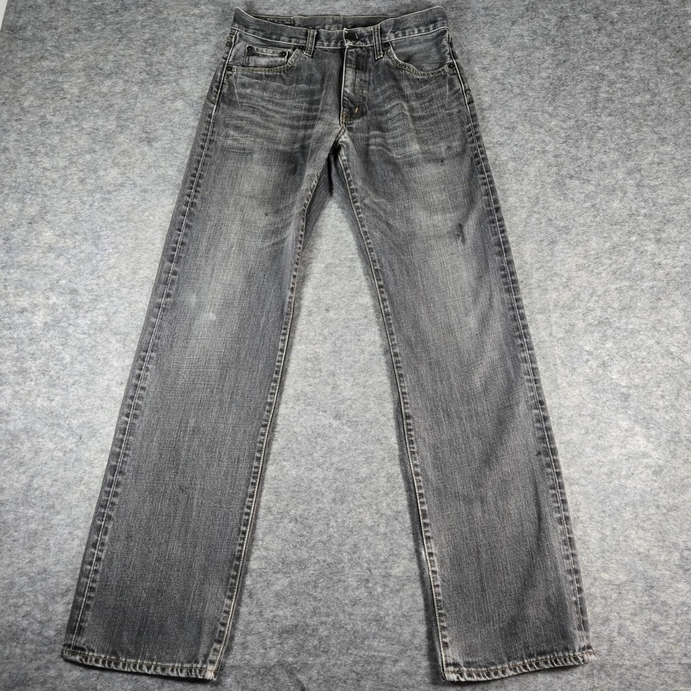 Uniqlo Mens Black S-003 Straight Leg Jeans 29x32
